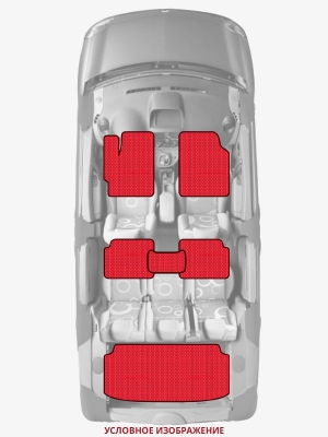 ЭВА коврики «Queen Lux» комплект для Audi A4 Avant (B6)